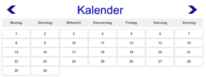 Zur Kalenderansicht wechseln